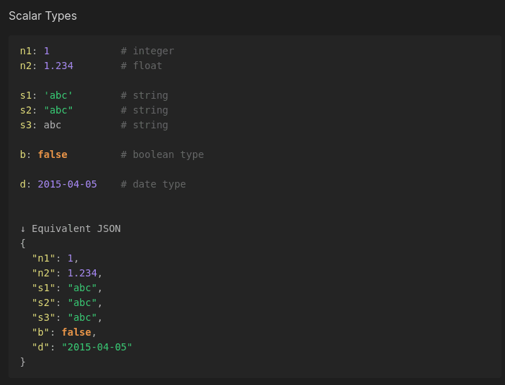 code sample